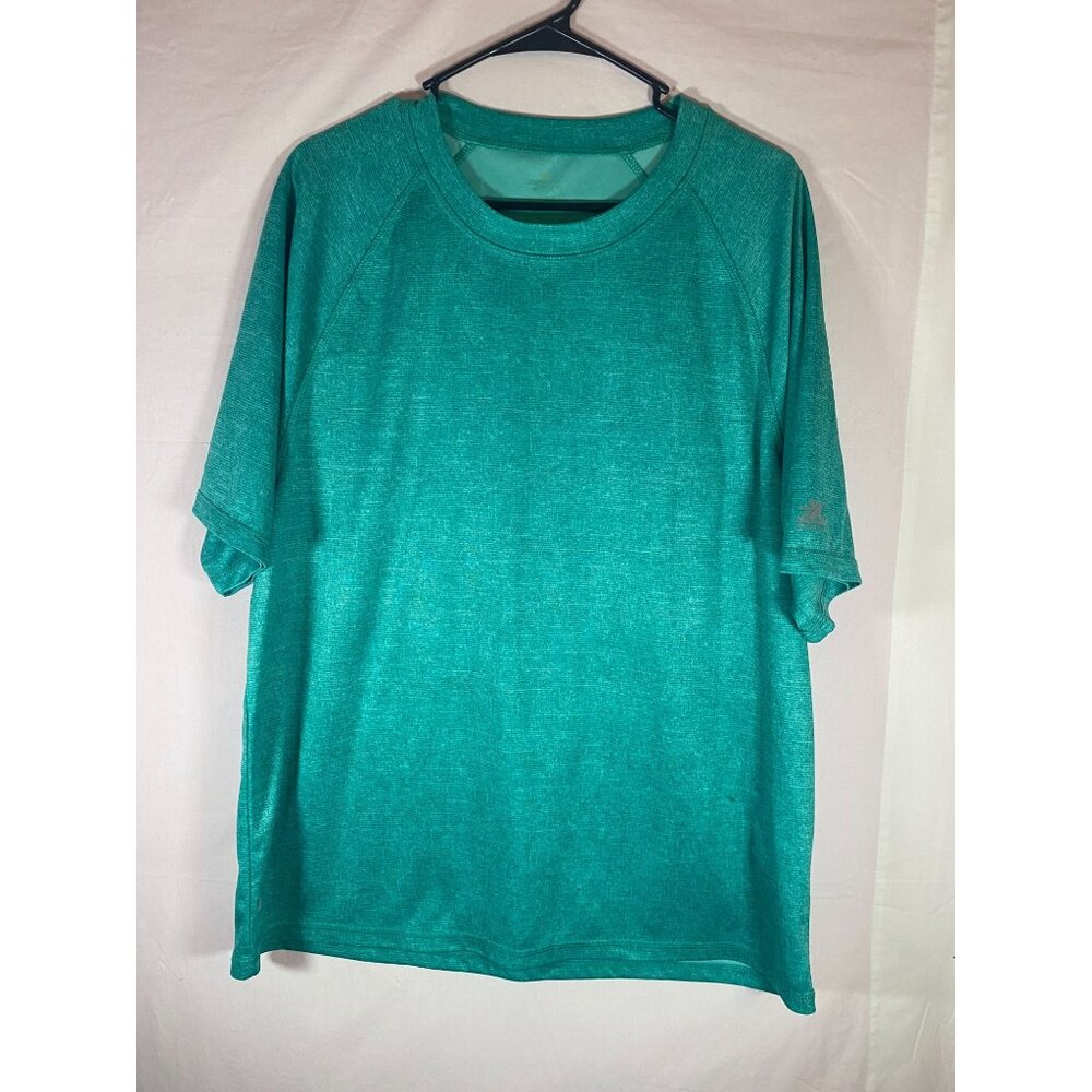 Zeroxposur Men's XLG  SunShirt UPF 50+ Short Sleeve Jake Teal pullover Shirt